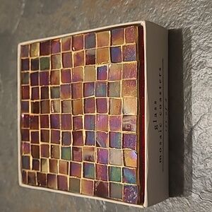 Pier 1 Imports Glass Mosaic Coasters